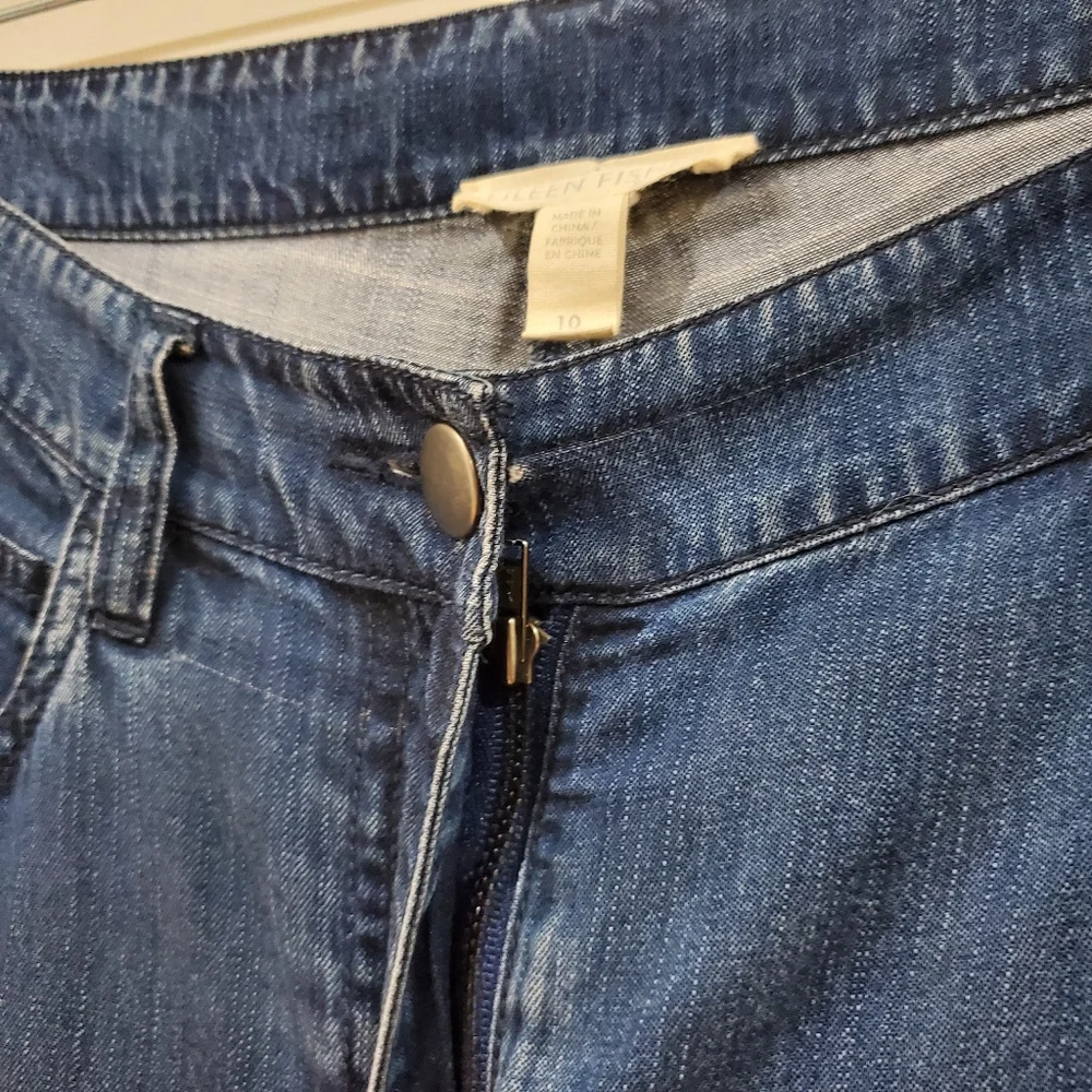 Eileen Fisher Straight Leg Jeans Women's Size 10